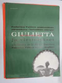 Giulietta ja viettelykset - Giulietta och frestelserna -elokuvajuliste, Federico Fellini, vihreä