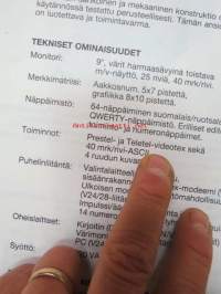 Fintel Minitel videotex yhteyslaite -myyntiesite