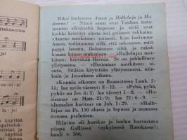 Kirkkokansan messusävelmät - Suomen IX yleisen kirkolliskokouksen hyväksymät messusävelmät yksiäänisinä - Suppeampi laitos