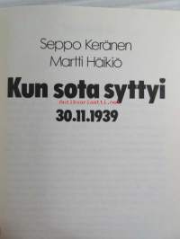 Kun sota syttyi 30.11.1939