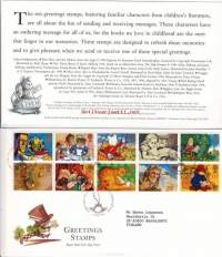 FDC Iso-Britannia/Englanti 1994 -01.02.1994  Greetings stamps - Lastenkirjallisuudesta tutut hahmot terveisiä lähettelemässä. (Rupert)