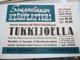 Samppalinnan Kesäteatteri - Tukkijoella -juliste