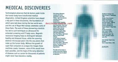 FDC Iso-Britannia/Englanti 1994 - 27.09.1994 Medical Discoveries - Lääketieteellisiä keksintöjä (ensipäiväkuori/lääketiede)
