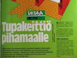 Taitaja 1978 nr 3, Rakentamisen ja asumisen tietolehti, Kiveä pihan peitteeksi, Viihtyisyyttä saunaan, Keittiön saunan ja lämmityksen remonttibudjetti,