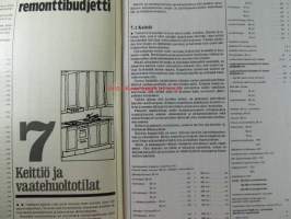 Taitaja 1978 nr 3, Rakentamisen ja asumisen tietolehti, Kiveä pihan peitteeksi, Viihtyisyyttä saunaan, Keittiön saunan ja lämmityksen remonttibudjetti,