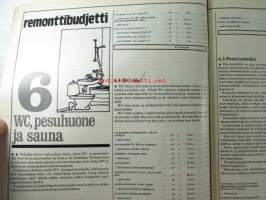 Taitaja 1978 nr 3, Rakentamisen ja asumisen tietolehti, Kiveä pihan peitteeksi, Viihtyisyyttä saunaan, Keittiön saunan ja lämmityksen remonttibudjetti,