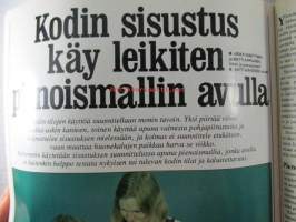 Taitaja 1977 nr 4, Rakentamisen ja asumisen tietolehti, Öljykattila puhtaaksi, Avaraa asumista lakeudella, Täydelliset hoito-ohjeet 26 huonekasville, Kodin kko