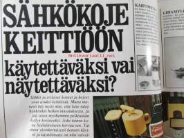 Taitaja 1977 nr 4, Rakentamisen ja asumisen tietolehti, Öljykattila puhtaaksi, Avaraa asumista lakeudella, Täydelliset hoito-ohjeet 26 huonekasville, Kodin kko