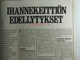Taitaja 1977 nr 4, Rakentamisen ja asumisen tietolehti, Öljykattila puhtaaksi, Avaraa asumista lakeudella, Täydelliset hoito-ohjeet 26 huonekasville, Kodin kko