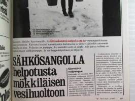 Taitaja 1977 nr 2, Rakentamisen ja asumisen tekniikan maailma, Rantasauna uusiksi, Peruskorjaajan perustiedot, Korjauslainan hakuohjeet, Sadettimet testissä, Yksiö