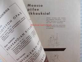 Joka Poika 1956 nr 11-12, Ensimmäinen joulupukki, Suomen keräilijäin kuningas, Joka pojan askarteluliiton kilpailuohjelma 1957, ym, Katso sisältö kuvista paremmin.