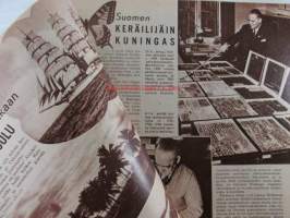 Joka Poika 1956 nr 11-12, Ensimmäinen joulupukki, Suomen keräilijäin kuningas, Joka pojan askarteluliiton kilpailuohjelma 1957, ym, Katso sisältö kuvista paremmin.