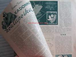 Joka Poika 1955 nr 8, Tapahtui nuotiolla, Syväongella harvan järvellä, ym, Katso sisältö kuvista paremmin.