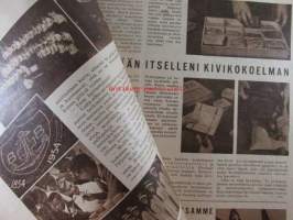 Joka Poika 1955 nr 9, Valtakunnan pojat, Näin kerään itselleni kivikokoelman, ym, Katso sisältö kuvista paremmin.