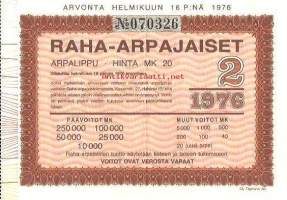 Raha-arpa 1976 / 3 arpa