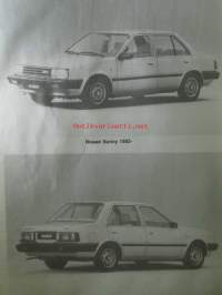 Datsun/Nissan Cherry vm 1979-86 Sunny vm 1982-86, 988cc, 987cc, 1171cc, 1269cc, 1269cc, 1397cc, 1488 - Korjausopas