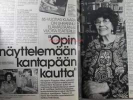 Nykyposti 1994 nr 10, sis. mm. Lapset näkevät nälkään, 85- vuotias Klaara on uhrannut elämästä 60 vuotta teatterille opin näyttelemään kantapään