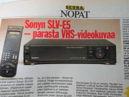 Seura 1994 nr, sis. mm. seur. artikkelit / kuvat / mainokset; Kovia kokenut teologian maisteri Hanna Ekola olen säilynyttänyt lapsensukoni, Ove Rehn tuntee