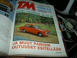 Tekniikan maailma 18/1966 vuoden auto Renault R 16, UUSI TAUNUS 12/15 M, ja muut PARIISIN uutuudet