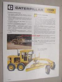 Caterpillar 130G tiehöylä -myyntiesite