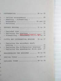 B.V. JB Renault workshop manual, manual gearboxes, Type JB0 Renault 9 and 11, JB1 Renault 9 and 11, JB3 Renault 9 and 11, JB4 Renault 5 and 11, JB5 Renault 5 and 11.