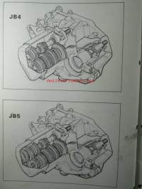 B.V. JB Renault workshop manual, manual gearboxes, Type JB0 Renault 9 and 11, JB1 Renault 9 and 11, JB3 Renault 9 and 11, JB4 Renault 5 and 11, JB5 Renault 5 and 11.