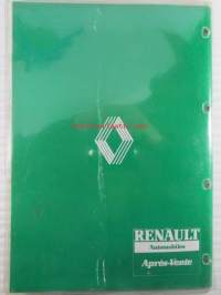 B.V. JB Renault workshop manual, manual gearboxes, Type JB0 Renault 9 and 11, JB1 Renault 9 and 11, JB3 Renault 9 and 11, JB4 Renault 5 and 11, JB5 Renault 5 and 11.