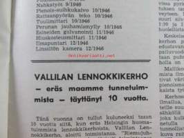 Harrastelija 1947 nr 3-4. Valokenno, tulevaisuuden näkösilmä, ym.