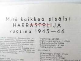 Harrastelija 1947 nr 3-4. Valokenno, tulevaisuuden näkösilmä, ym.