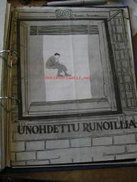 unohdettu runoilija