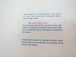 Turun Osuuskauppa Osuuskirja 100 mk, Turku 21.10.1980