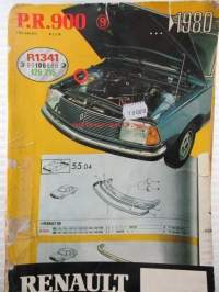 Renault 4/5/6/4-6 Rodeo /12/14/15/16/17/18/20//30 Renault Estafette - P.R. 900 1980  - Varaosaluettelo, katso sisältö kuvista tarkemmin