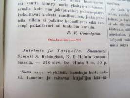 Kirjallinen kuukauslehti 1880 nr 6 kesäkuu, sis. mm. seur. artikkelit; Jury-laitoksesta Saksassa, Kotimaan kirjallisuutta - Johtavat aatteet ihmiskunnan