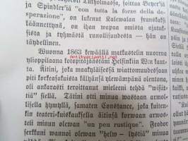 Kirjallinen kuukauslehti 1869 nr 3 maaliskuu, sis. mm. seur. artikkelit; Katsahdus entisiin ja nykyisiin oloihin Kuolajärvellä (Kuolajärvi), Uuden Suomalaisen