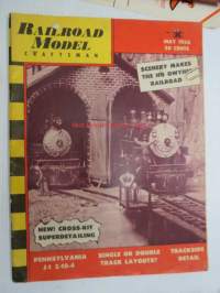 Railroad Model Craftsman May 1958 -pienoisrautatieharrastajien lehti