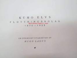 Kumo elvs - flottningsbolag 1876-1925 -Kokemäenjoki uittoyhtiö