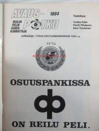 Avauspotku 1984 - Reilun pelin äänenkannattaja