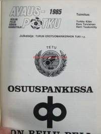 Avauspotku 1985 - Reilun pelin äänenkannattaja