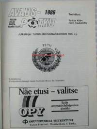 Avauspotku 1986 - Reilun pelin äänenkannattaja