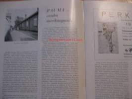 Purje ja Moottori 1962 / 1 - Suomen Purjehtijaliiton ja Suomen moottoriveneliiton äänenkannattaja (Rauman numero)sis mm,Rauma- vanha merikaupunki.GB-