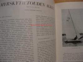 Purje ja Moottori 1961 / 7 - Suomen Purjehtijaliiton ja Suomen moottoriveneliiton äänenkannattaja,sis mm,NJK;n jättiläisregatta hakeevertaistaan.Purjehdus-