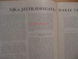 Purje ja Moottori 1961 / 7 - Suomen Purjehtijaliiton ja Suomen moottoriveneliiton äänenkannattaja,sis mm,NJK;n jättiläisregatta hakeevertaistaan.Purjehdus-