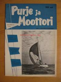 Purje ja Moottori 1961 / 8 - Suomen Purjehtijaliiton ja Suomen moottoriveneliiton äänenkannattaja,sis mm,Taistelu kultapokaalista.Näkymiä NJK;n 100-