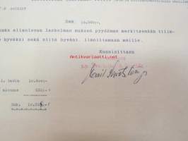 Svartström &amp; Drockila, Viipuri 15.12.1927 -asiakirja