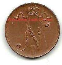 5 penniä  1916
