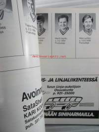 Turun Pallo II Divisioona 1987 Länsilohko - kausiohjelma