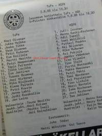 Turun Pallo II Divisioona 1988 Länsilohko - kausiohjelma
