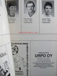 Turun Pallo II Divisioona 1988 Länsilohko - kausiohjelma