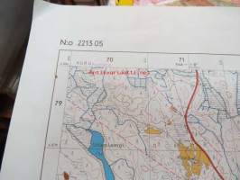 Riuttaskylä 2213 05 Peruskartta 1:20 000