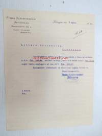 Finska Klädeshandeln Ab, Helsinki, 7.4.1915 -asiakirja